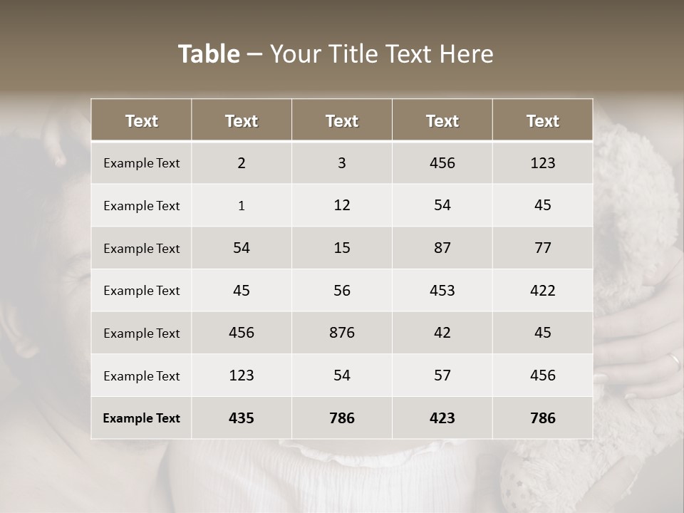 Marriage Child Happiness PowerPoint Template