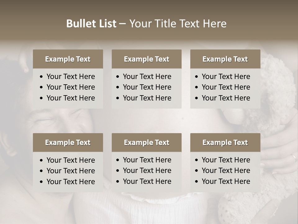 Marriage Child Happiness PowerPoint Template