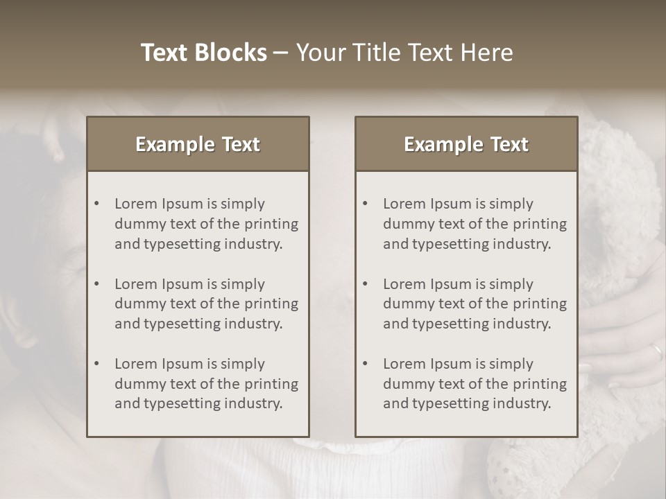Marriage Child Happiness PowerPoint Template