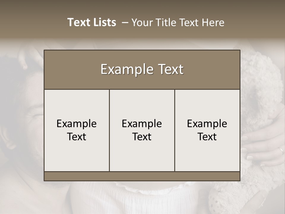 Marriage Child Happiness PowerPoint Template