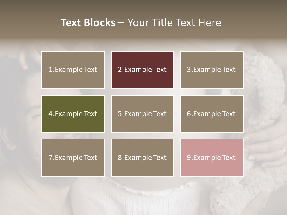 Marriage Child Happiness PowerPoint Template