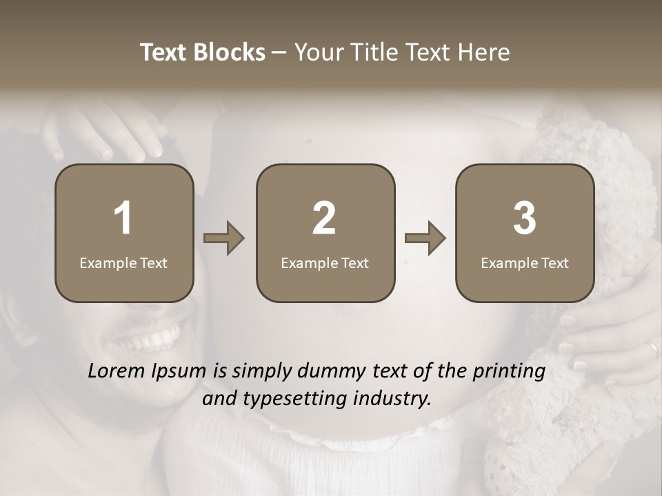 Marriage Child Happiness PowerPoint Template