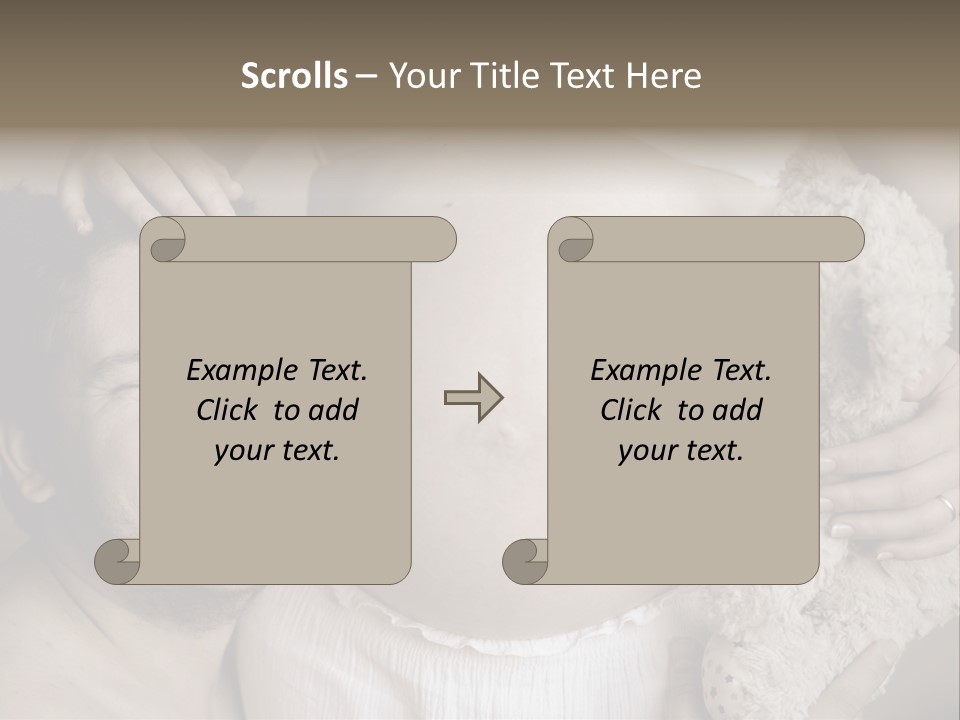 Marriage Child Happiness PowerPoint Template