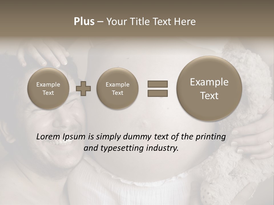 Marriage Child Happiness PowerPoint Template