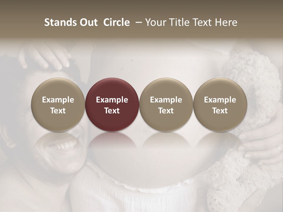 Marriage Child Happiness PowerPoint Template