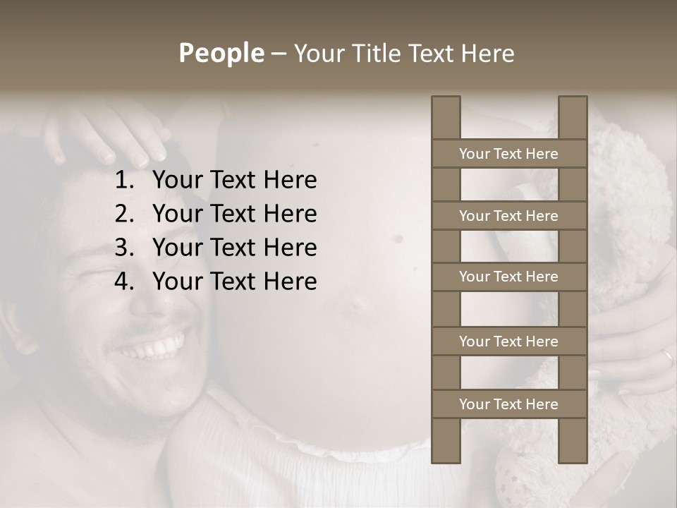 Marriage Child Happiness PowerPoint Template