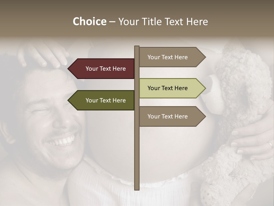 Marriage Child Happiness PowerPoint Template