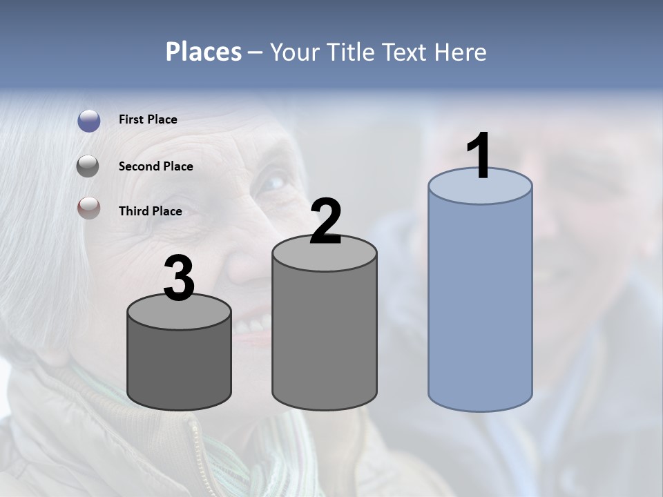 Elder Closeup Friend PowerPoint Template