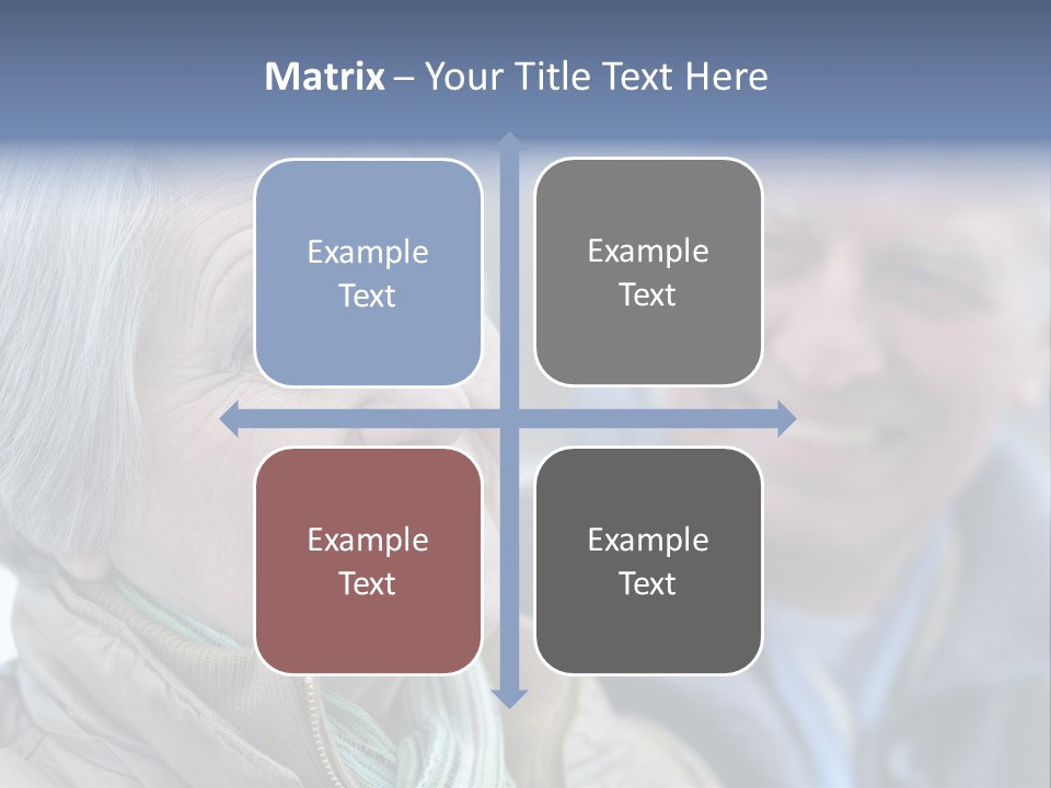 Elder Closeup Friend PowerPoint Template