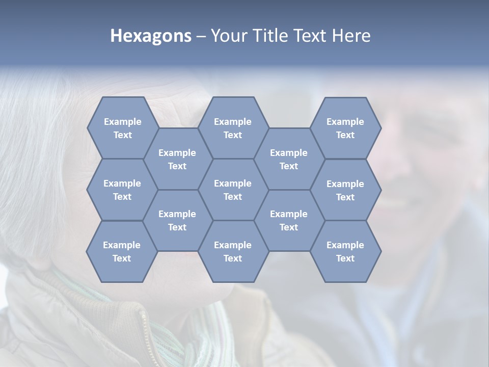 Elder Closeup Friend PowerPoint Template