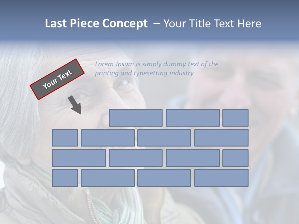 Elder Closeup Friend PowerPoint Template