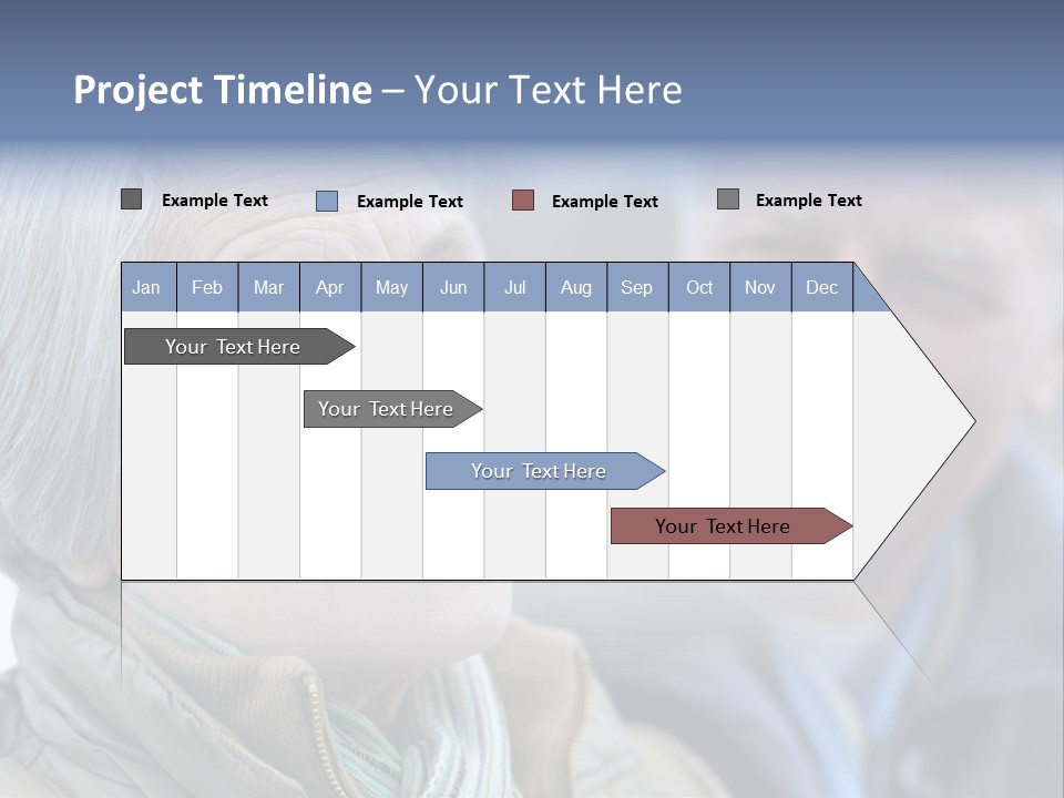 Elder Closeup Friend PowerPoint Template