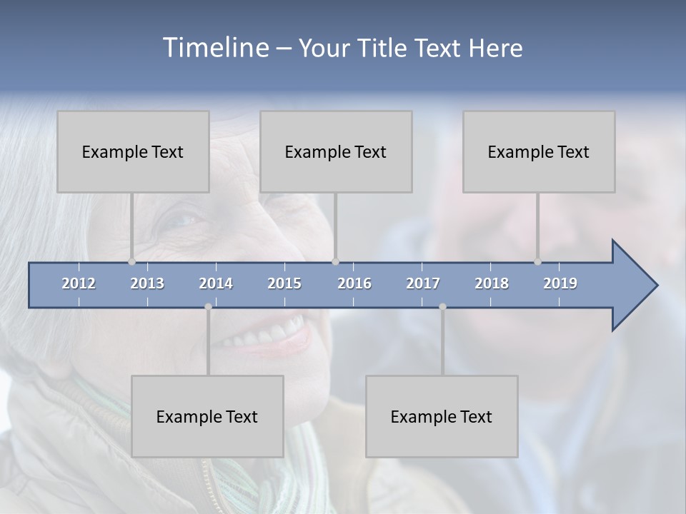 Elder Closeup Friend PowerPoint Template