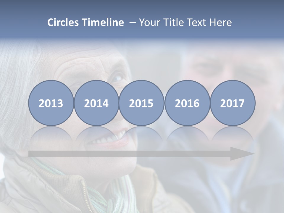 Elder Closeup Friend PowerPoint Template