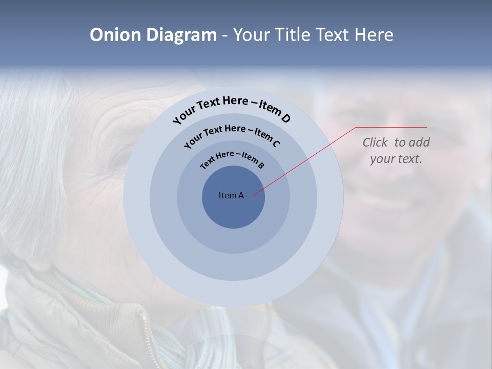 Elder Closeup Friend PowerPoint Template