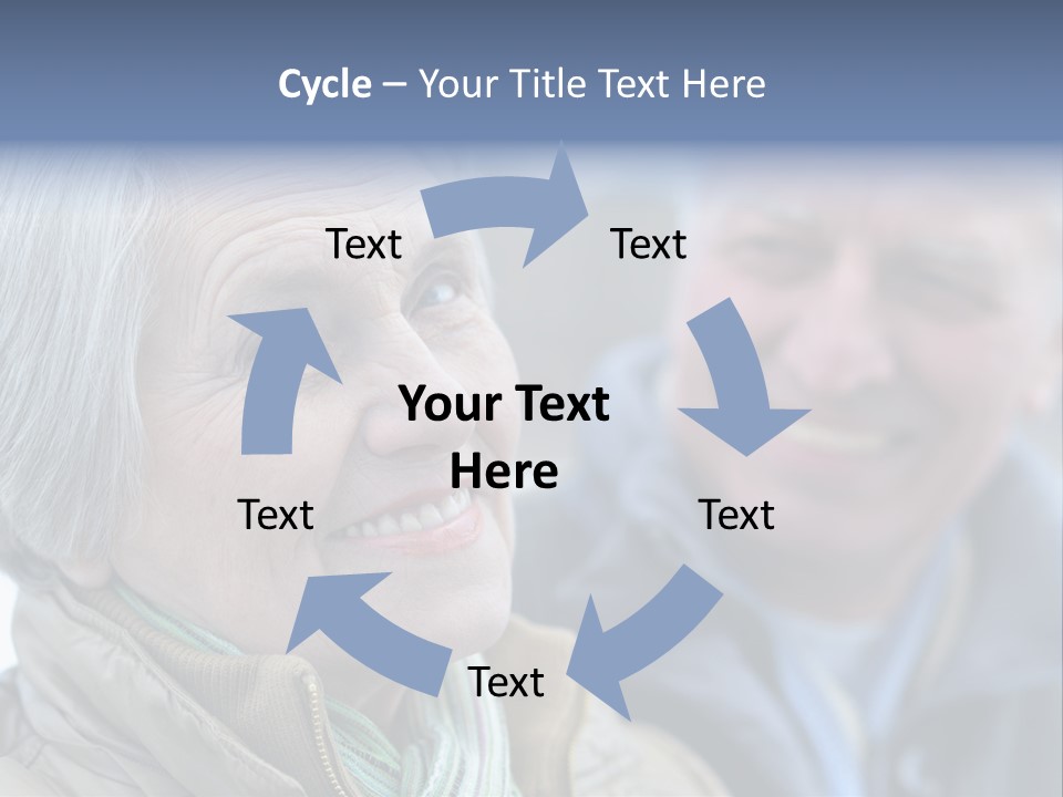 Elder Closeup Friend PowerPoint Template