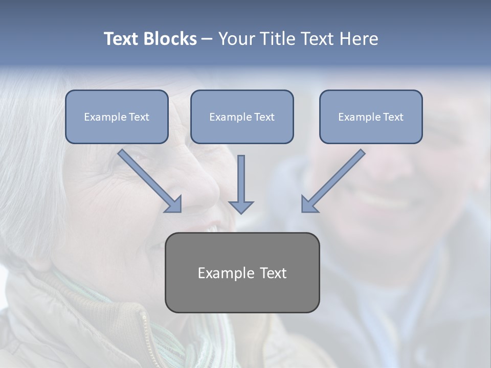 Elder Closeup Friend PowerPoint Template