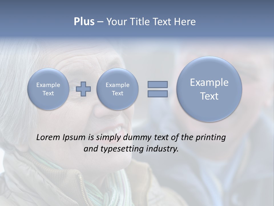 Elder Closeup Friend PowerPoint Template