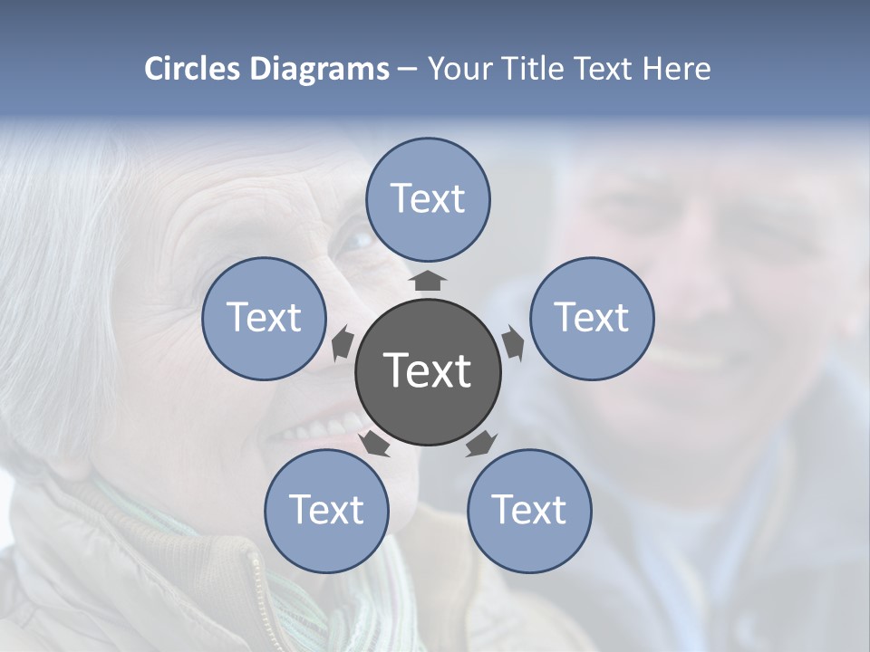 Elder Closeup Friend PowerPoint Template