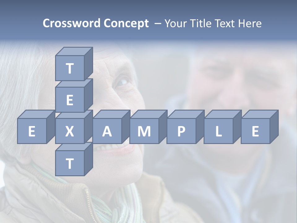 Elder Closeup Friend PowerPoint Template