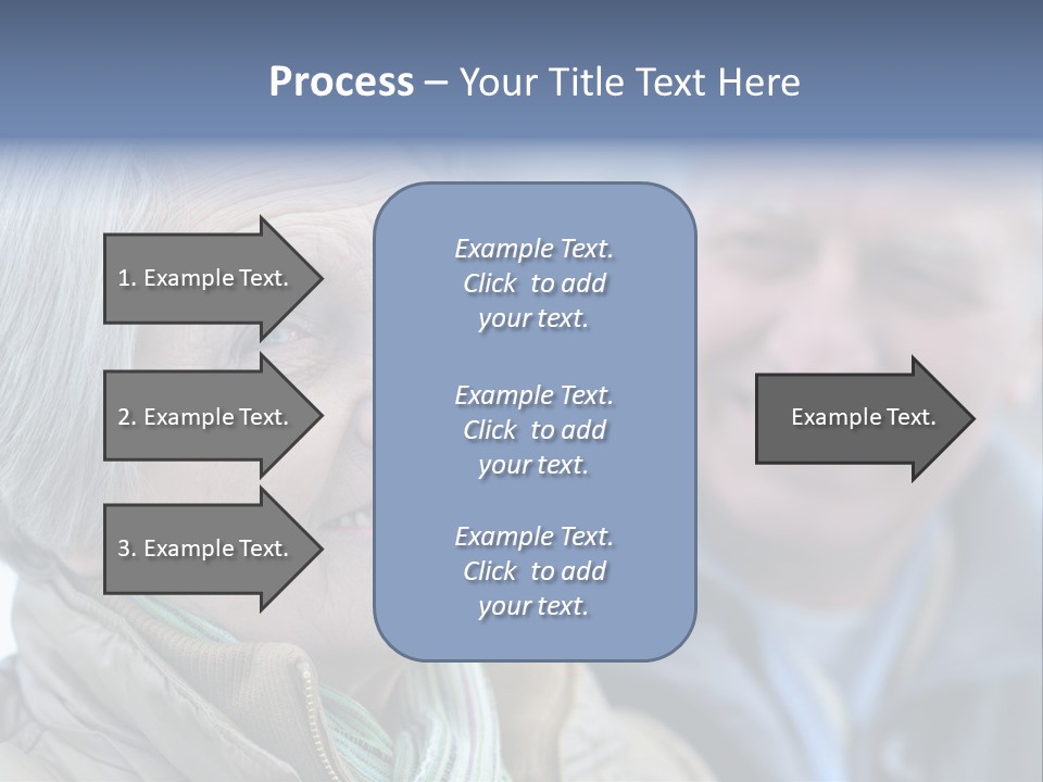 Elder Closeup Friend PowerPoint Template