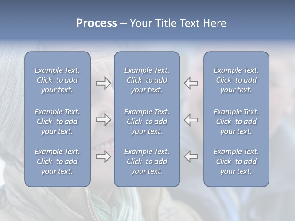 Elder Closeup Friend PowerPoint Template