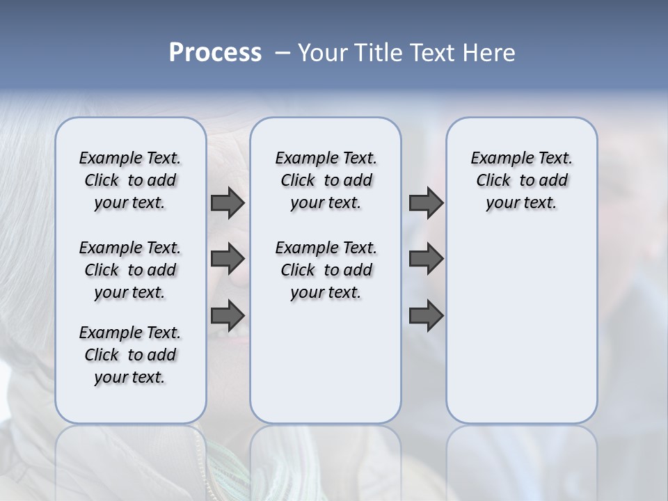 Elder Closeup Friend PowerPoint Template