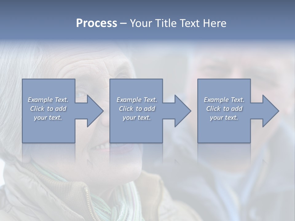 Elder Closeup Friend PowerPoint Template