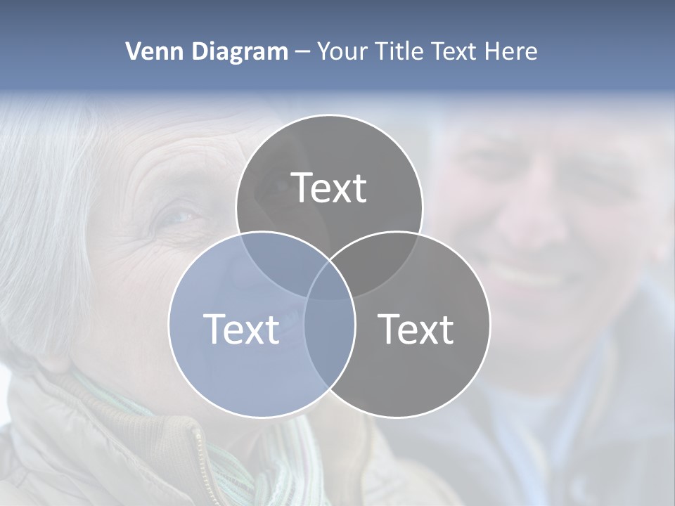 Elder Closeup Friend PowerPoint Template