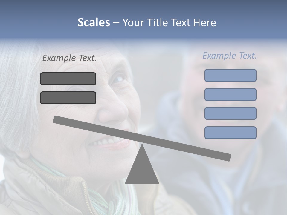 Elder Closeup Friend PowerPoint Template