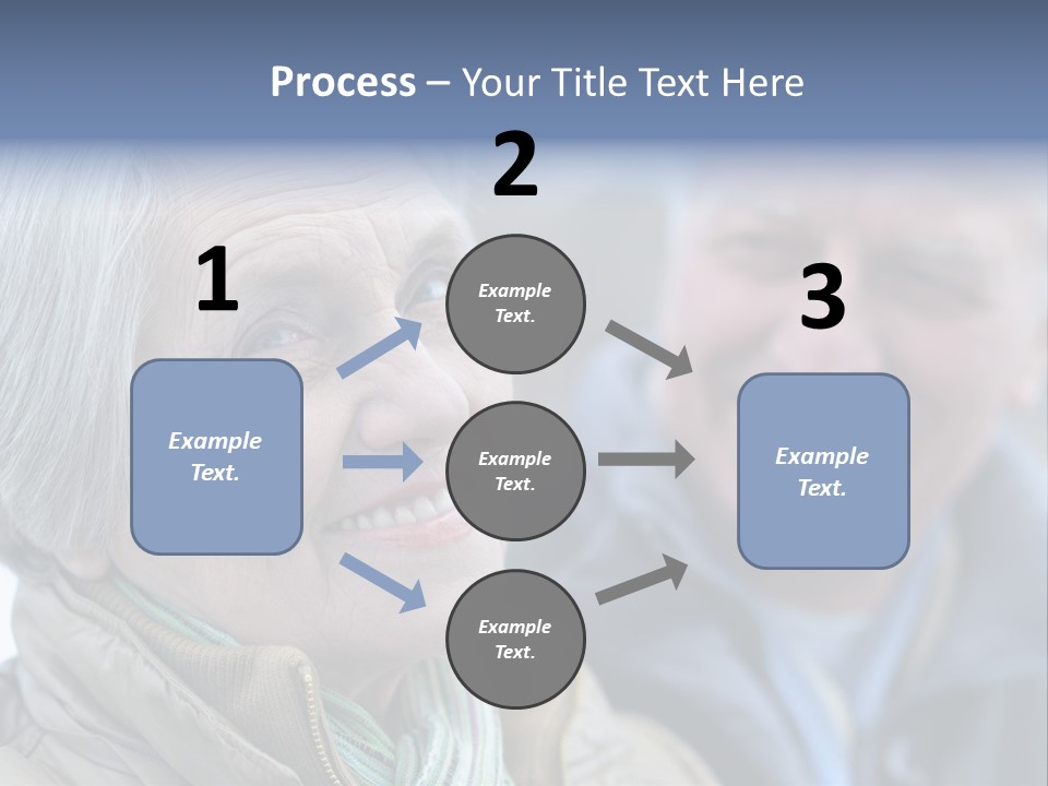 Elder Closeup Friend PowerPoint Template
