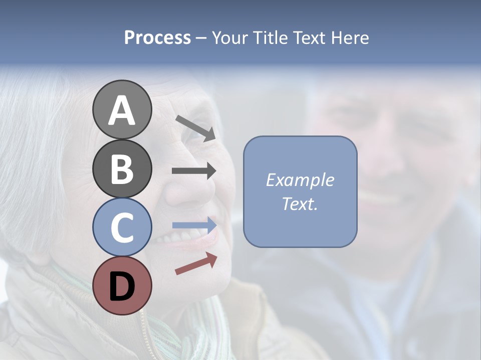 Elder Closeup Friend PowerPoint Template