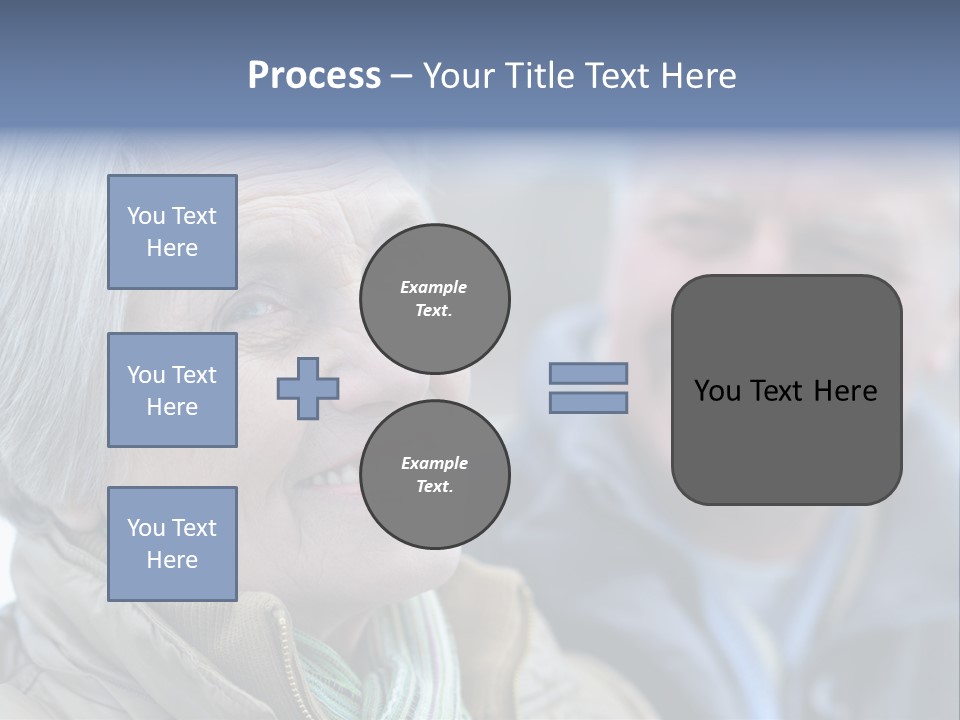 Elder Closeup Friend PowerPoint Template