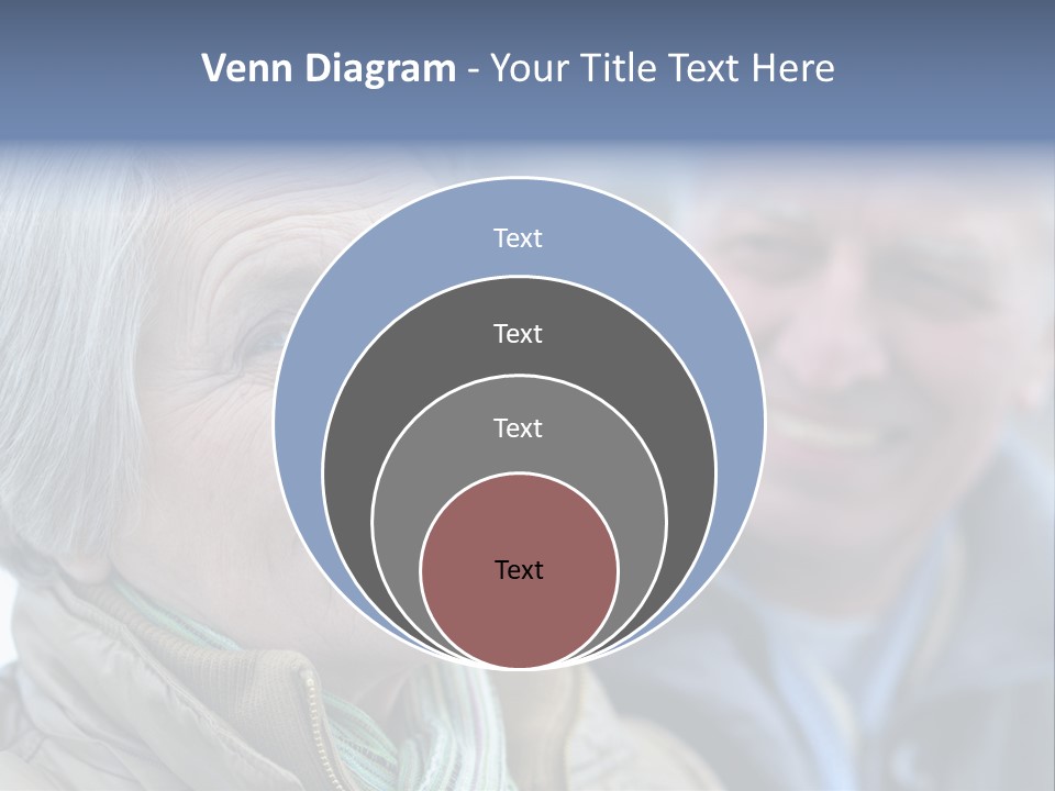 Elder Closeup Friend PowerPoint Template