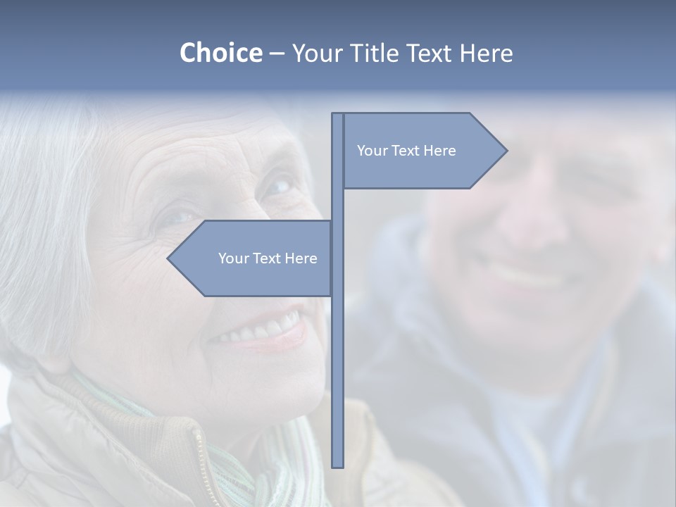 Elder Closeup Friend PowerPoint Template