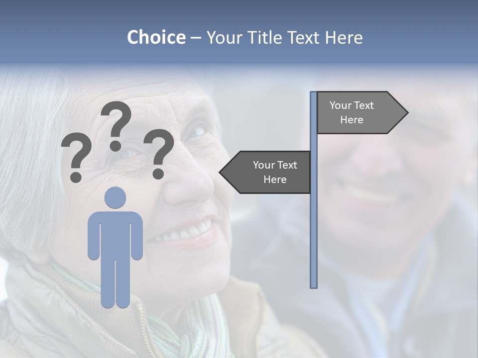 Elder Closeup Friend PowerPoint Template