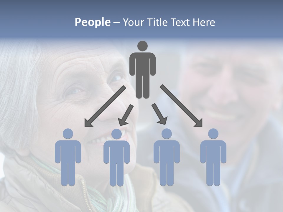 Elder Closeup Friend PowerPoint Template