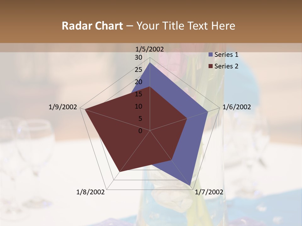 Arrangement Reception Shallow Depth Of Field PowerPoint Template