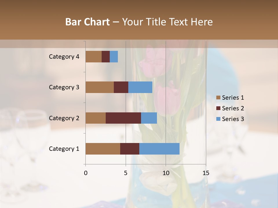 Arrangement Reception Shallow Depth Of Field PowerPoint Template