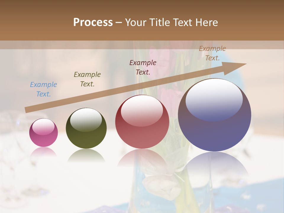 Arrangement Reception Shallow Depth Of Field PowerPoint Template