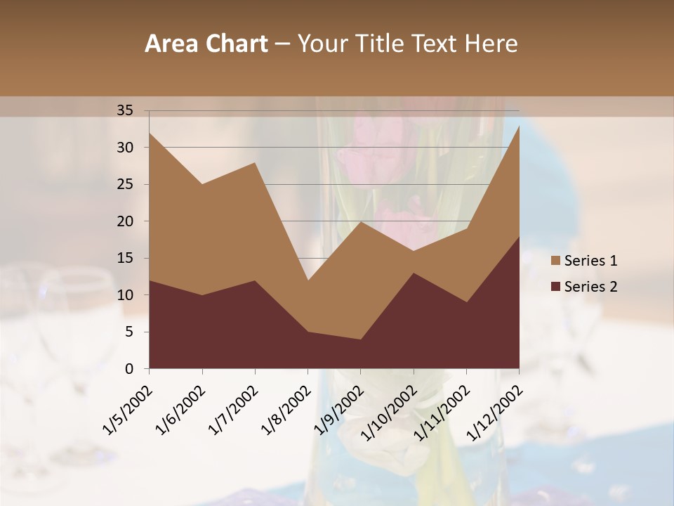 Arrangement Reception Shallow Depth Of Field PowerPoint Template