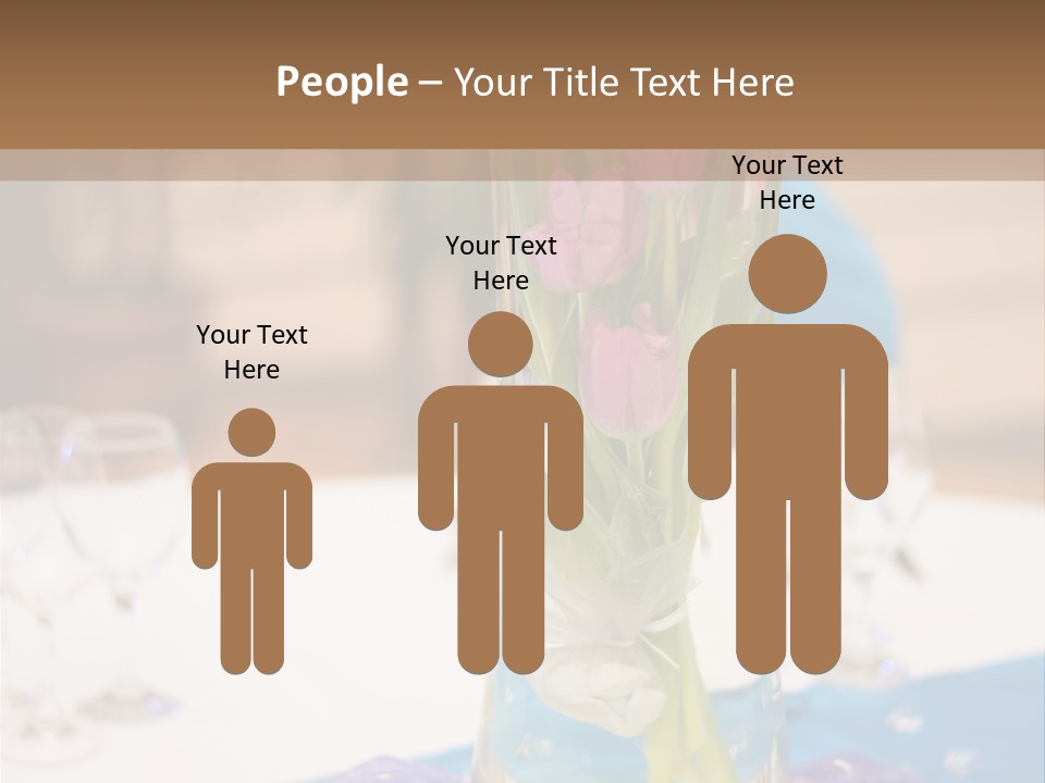 Arrangement Reception Shallow Depth Of Field PowerPoint Template