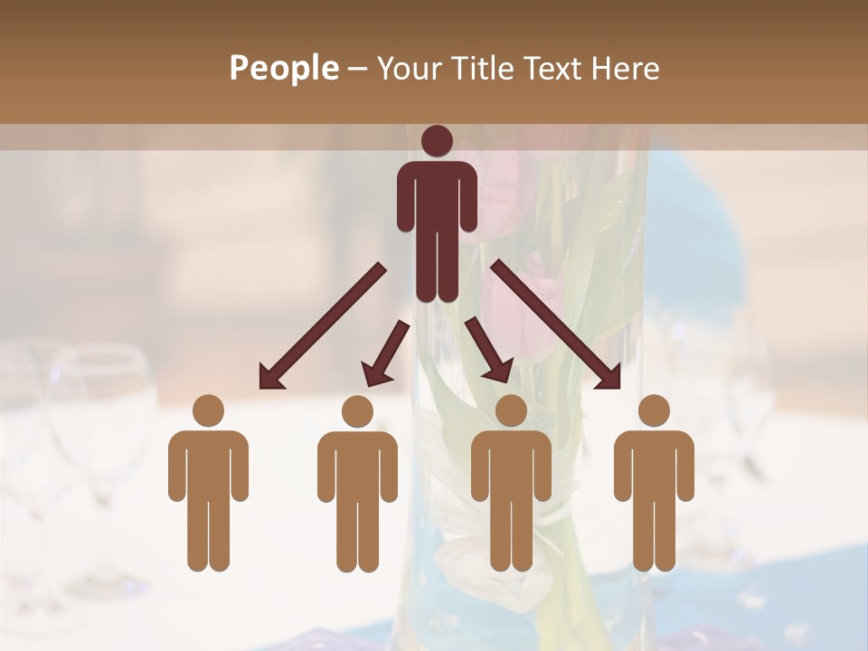 Arrangement Reception Shallow Depth Of Field PowerPoint Template