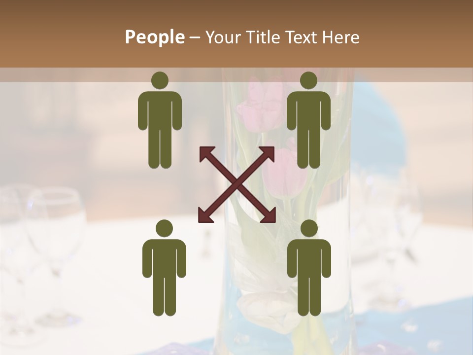 Arrangement Reception Shallow Depth Of Field PowerPoint Template