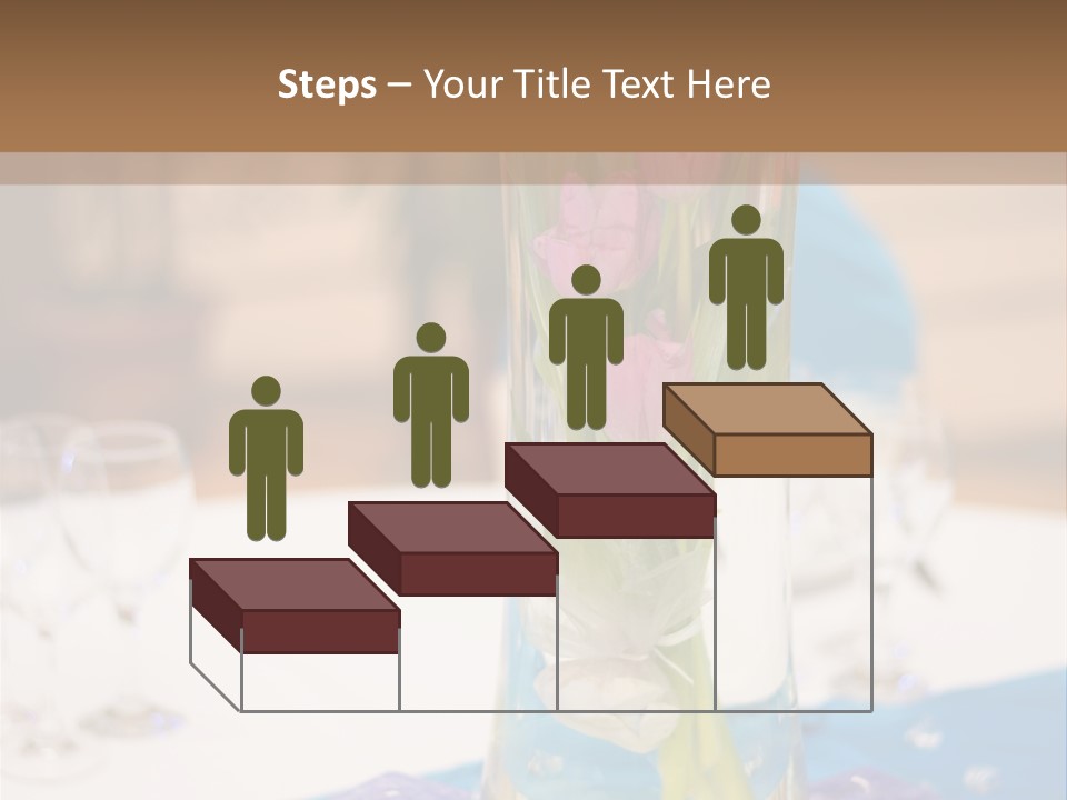 Arrangement Reception Shallow Depth Of Field PowerPoint Template