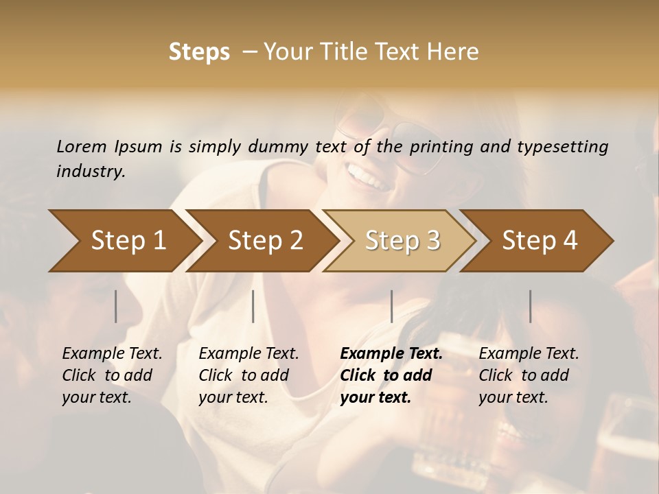 Graduation Vacations Horizontal PowerPoint Template