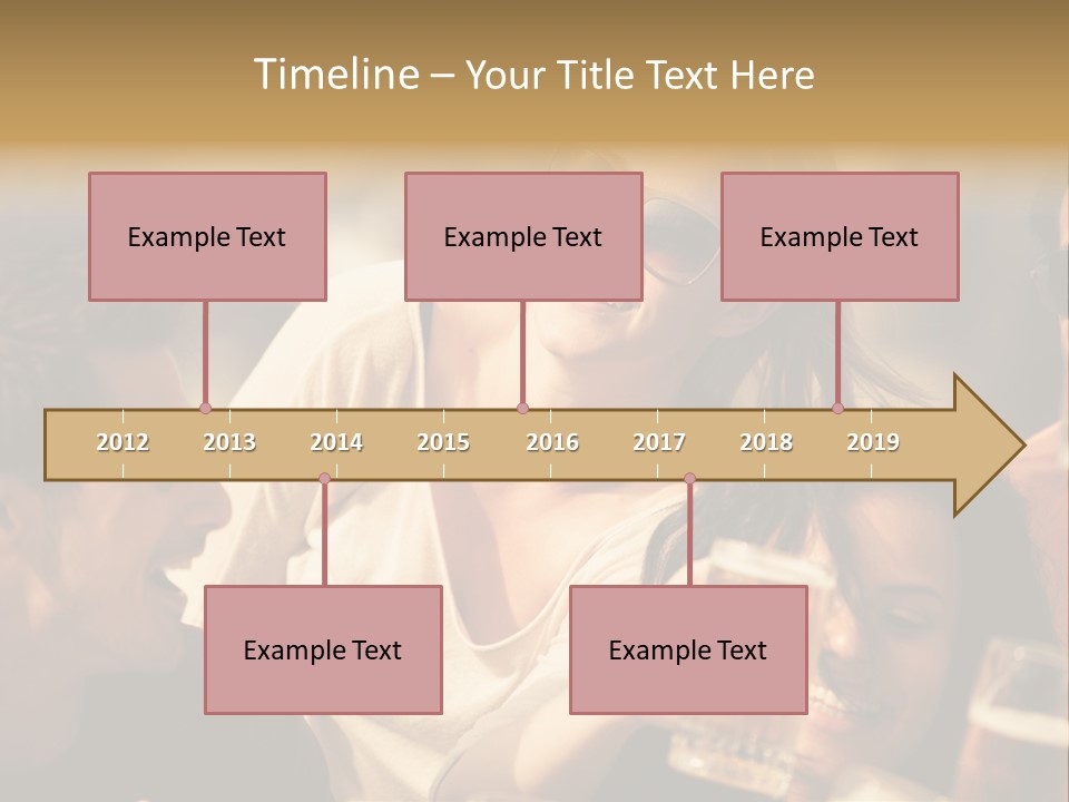Graduation Vacations Horizontal PowerPoint Template
