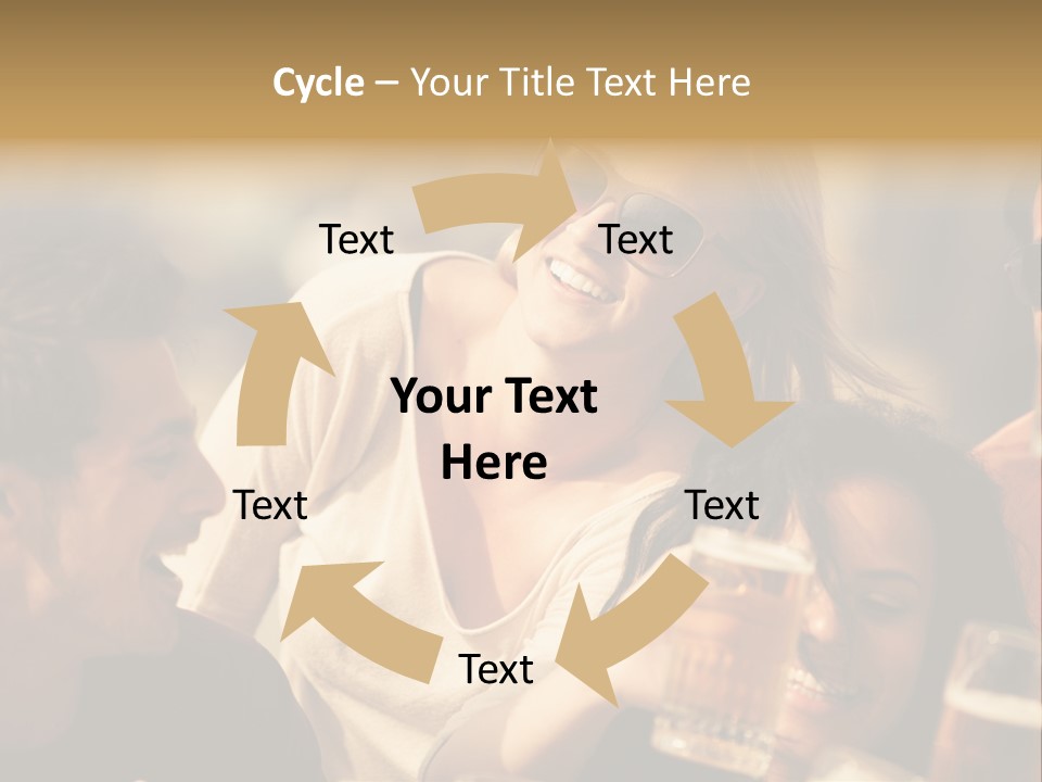 Graduation Vacations Horizontal PowerPoint Template