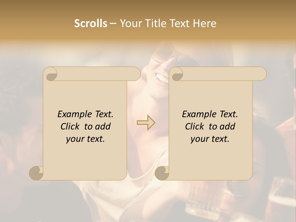 Graduation Vacations Horizontal PowerPoint Template