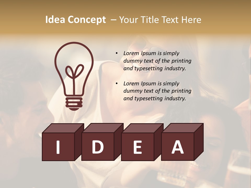 Graduation Vacations Horizontal PowerPoint Template